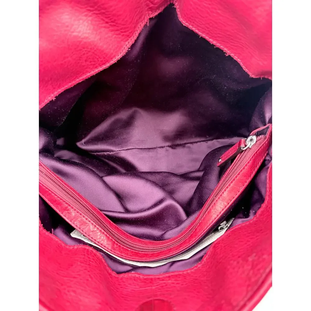 Makowsky Red Hand Bag/Crossbody purse
